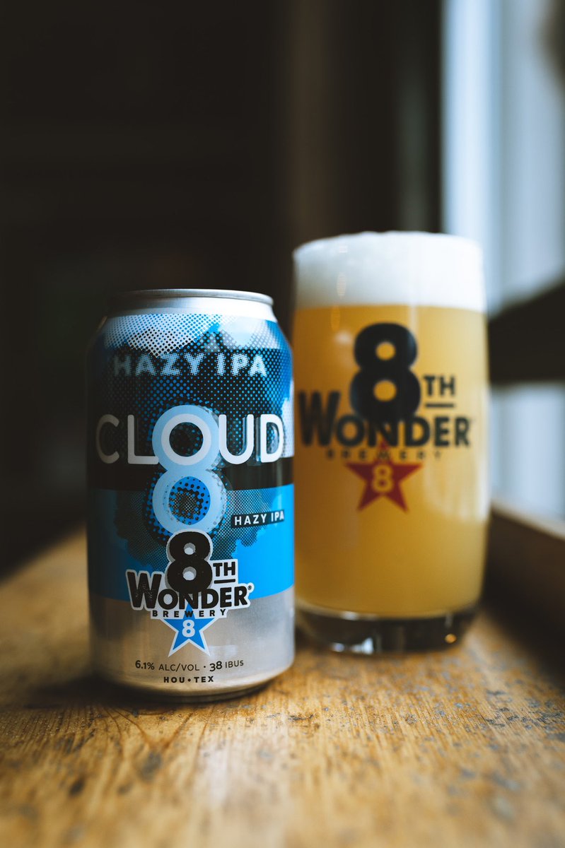 sip8thwonder's tweet image. Cloud 8 Hazy IPA ☁️ 🍍 🍊 🍺 
Fresh clouds of ripe pineapple and juicy sweet tangerine await your senses. Pick some up at your nearest store or snag a sixer from our shop on the World Wide Web and pick-up from 8W 1p-7p everyday. shop.8thwonder.com 
#8thWonder