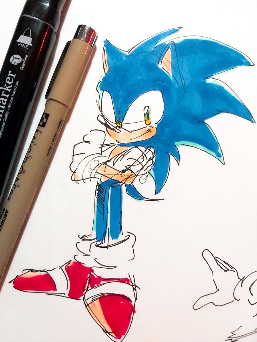Ninoo_TNY's tweet photo. Sonic doodles #SonicTheHedgehog #sonic #sonicartist https://t.co/BupOlPdNo9