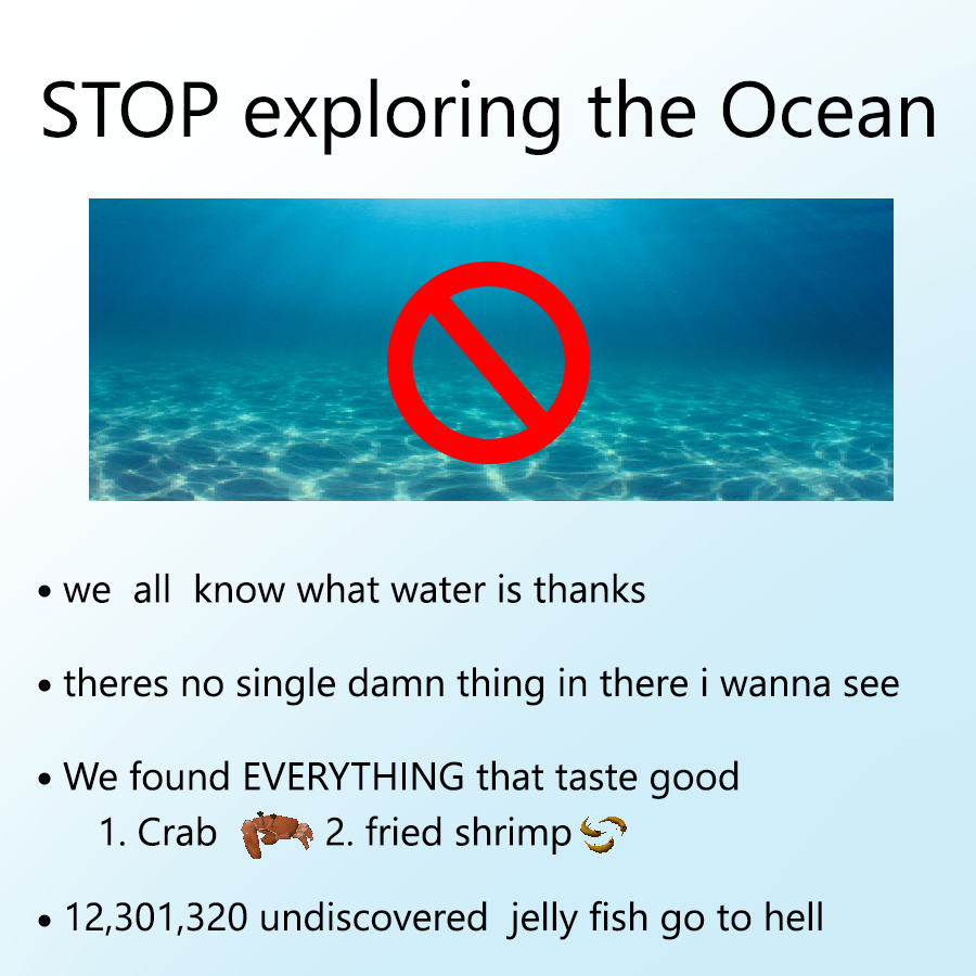 Memes about the ocean are my new obsession