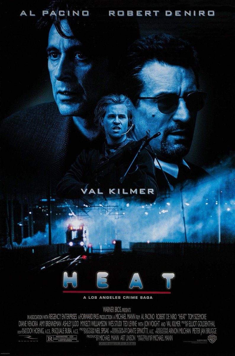 Heat. Epic crime movie! and man, those Al Pacino and De Niro, can't get enough of them, that scene in the restaurant! Feel so blessed to have so much more movies of them to watch! My first Michael Mann film, first of many I presume, any recommendations? 