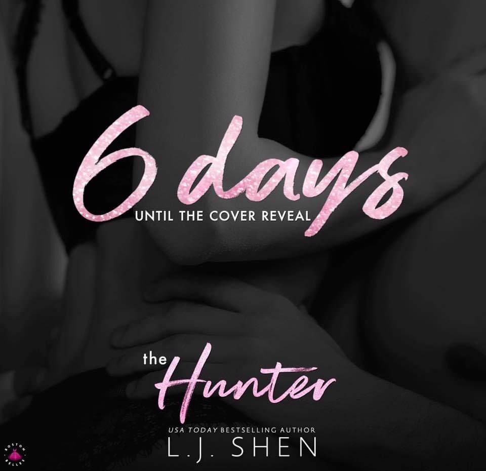 Luludx5's tweet photo. The countdown is on! We’re less than one week from the highly anticipated cover reveal of The Hunter by USA Today bestselling author L.J. Shen! Bloggers and bookstagrammers, signup now!
.
💻Blog Tour: https://t.co/fCHAT1STDY
📸Bookstagram Tour: https://t.co/94QOd70RFk https://t.co/LfWjaAXpRi