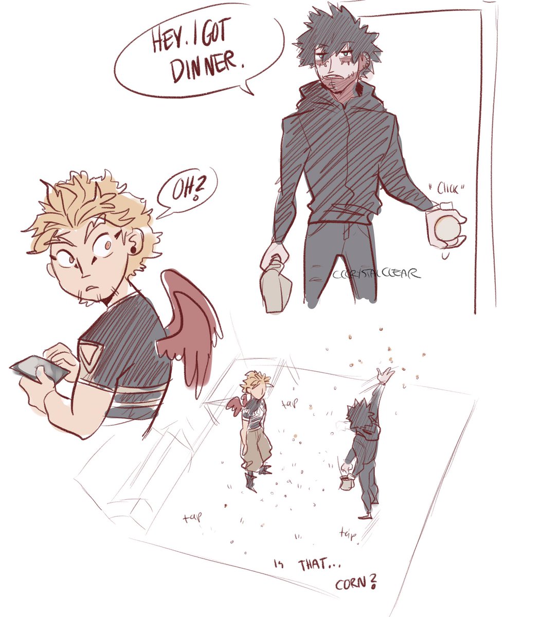 Do you want some salt with that corn? #dabihawks 