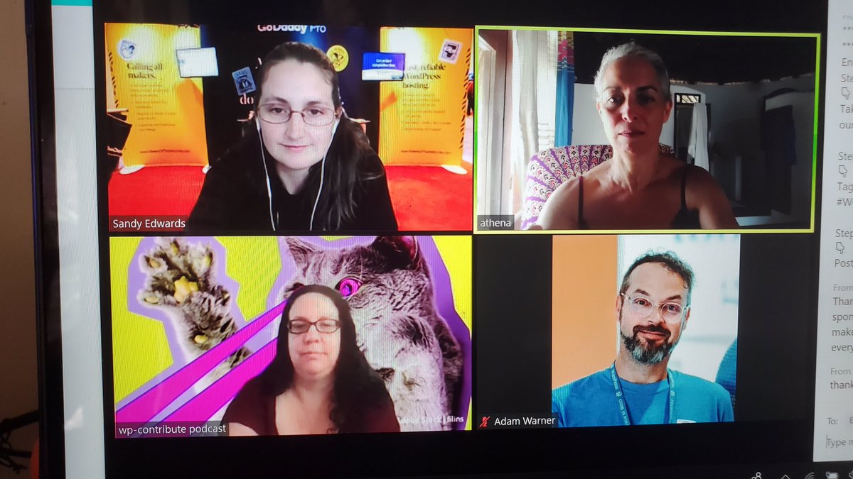 athenademos's tweet image. Hanging out with @godaddypro during the #wordcampsantaclarita2020 #makersoftheweb #WCSCV