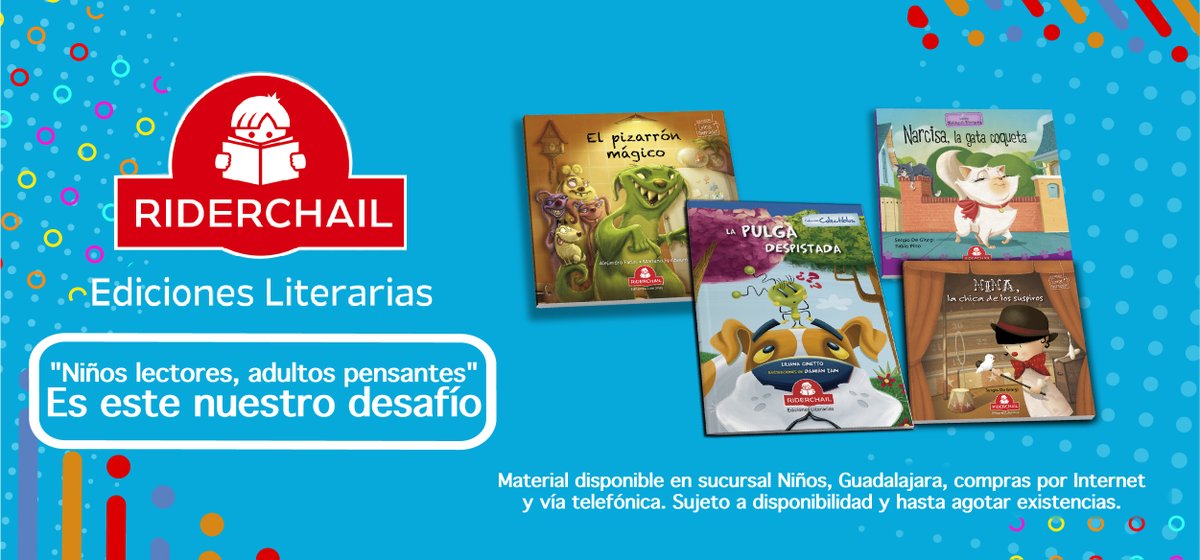 📖 #LeerEsEsencial

📌 Para nuestros #PequeñosGrandesLectores, un nuevo sello lleno de #HistoriasQueTransforman <a href="/Riderchail/">Riderchail Ediciones</a>, visita nuestro sitio y conoce su colección #AQUÍ: 👉 bit.ly/LibrosRidercha…