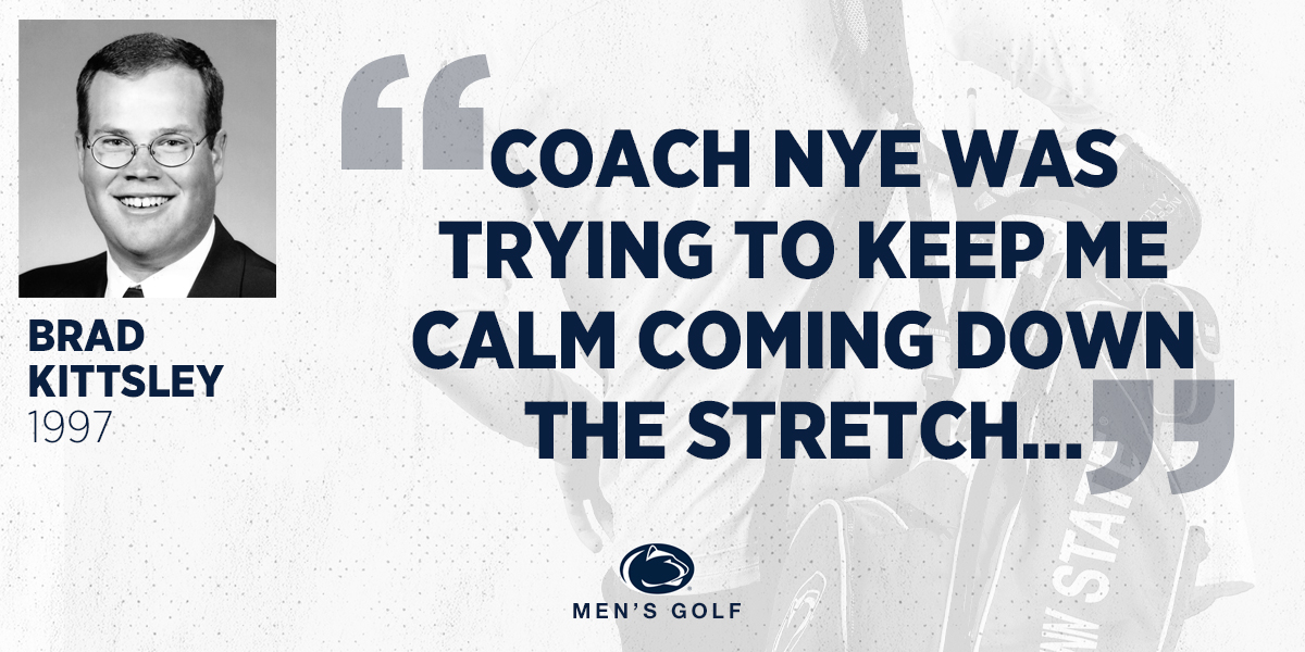 Penn State Men's Golf on X: Brad Kittsley recalls Coach Nye's