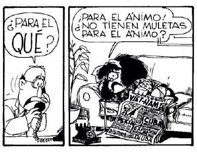 Muletas... #MafaldaQuotes