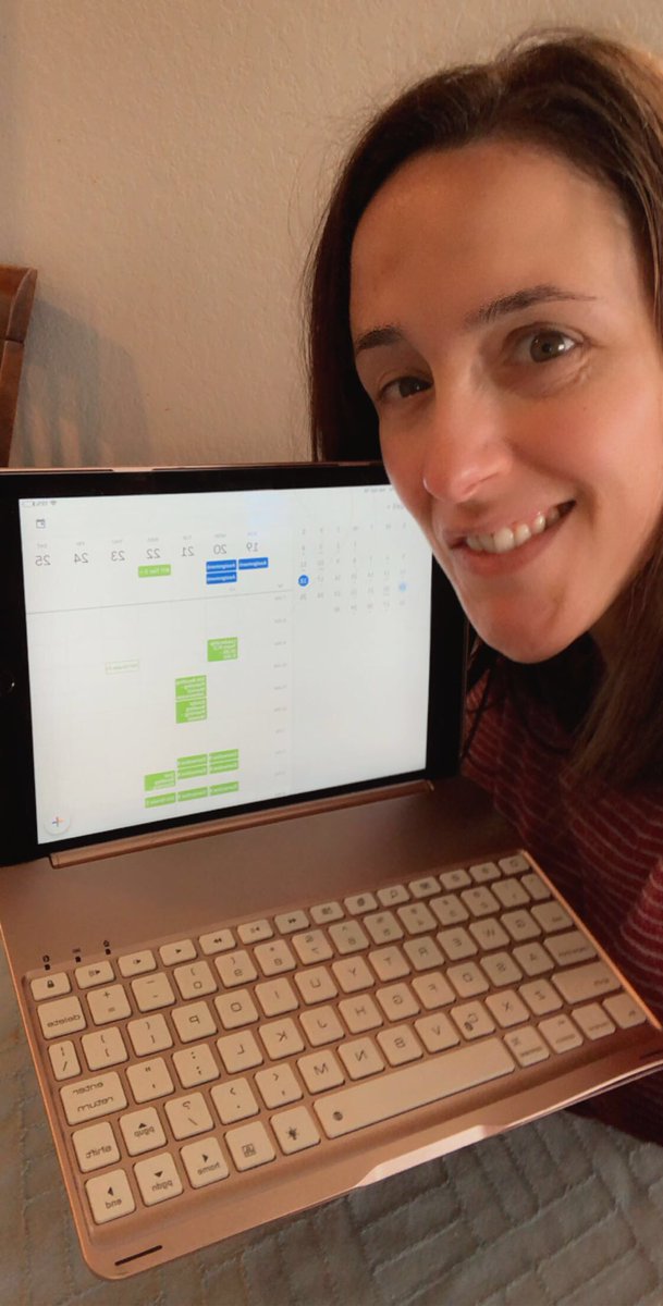 CourtneyMunoz's tweet photo. More selfies! Cooking selfie, healthy snack selfie, and a Google Calendar selfie! @NISDGlenn #DistanceLearningSelfieBingo #selfiebingo @MrsSaraMireles https://t.co/sHtwitkrbP