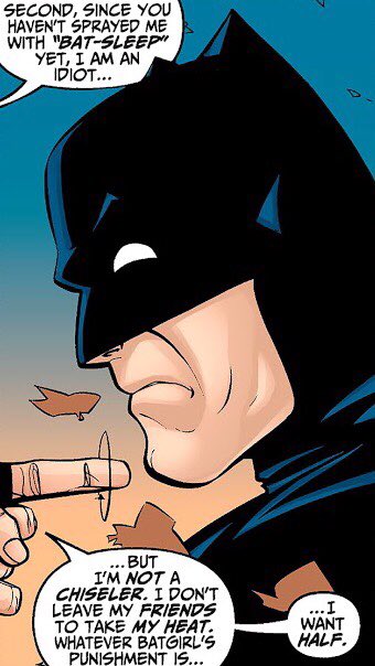 DailySuperboy's tweet photo. kon standing up against Batman will always be one of my favorite moments https://t.co/acyZ4FuuD5