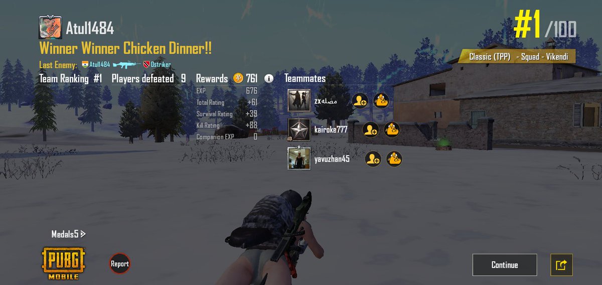 Winner winner chicken dinner...