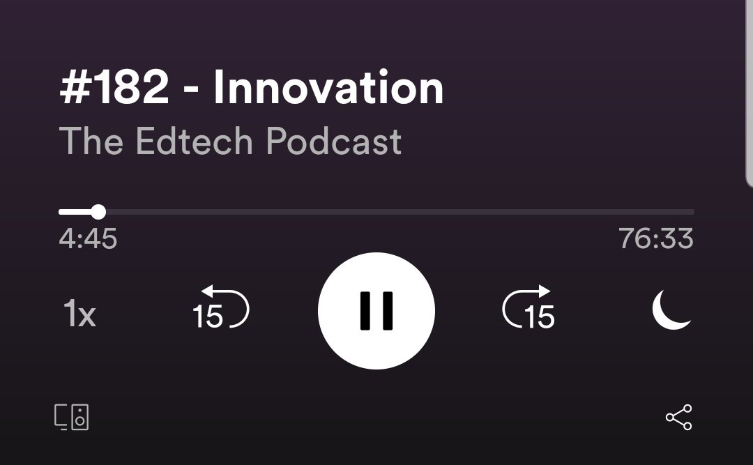 rbautista06's tweet image. What matters in Education? Innovation is one thing. Listening to some interesting thoughts in the @PodcastEdtech about the role of innovation and how technology can help. #edtechpodcast #innovation