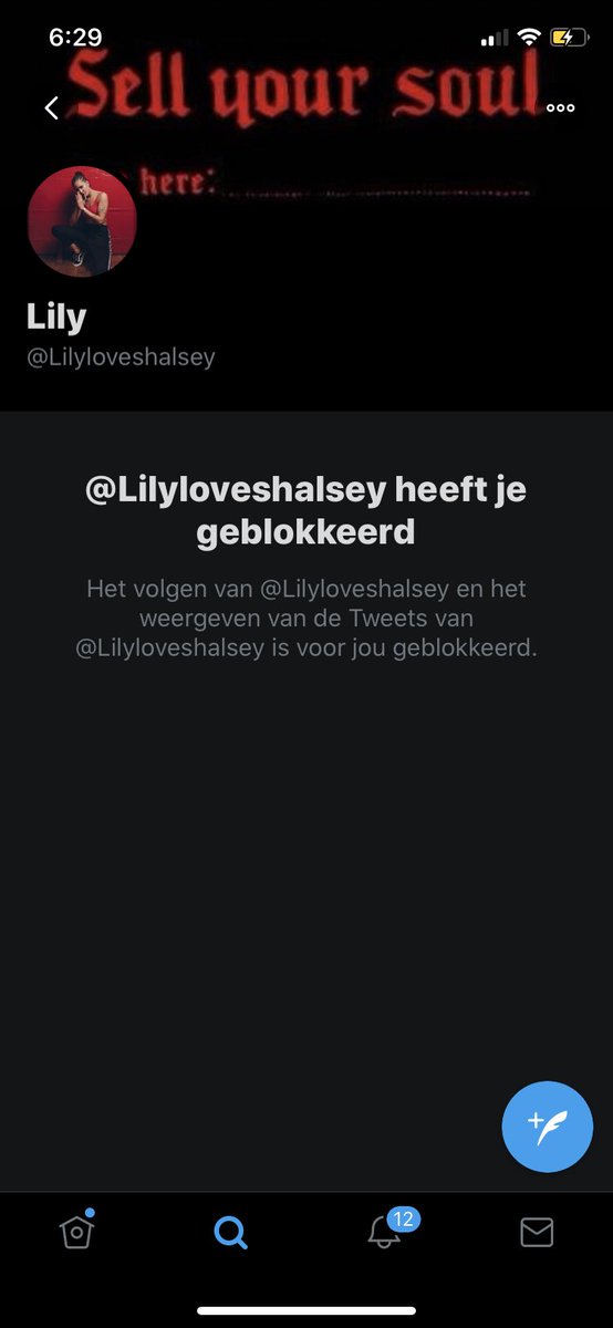 Suddenly this other account pops up called Lily... & a bio saying she used to be Catfish Chloe's @ but that it got deleted, so i get a text from a friend to check it out but guess what? i've been blocked before even checking it 