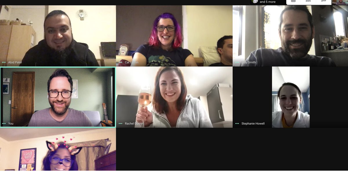 Decompressing with my #GoogleEI peeps. Discussing all things @GoogleForEdu and killedbygoogle.com with @abid_patel @CatLamin @ClayCodes @mrshowell24 @Rachel_L_Dunne @srothteachlg @HansTullmann! #LON19 #SEA19 #SYD19 #SWE19 #GoogleGodfather