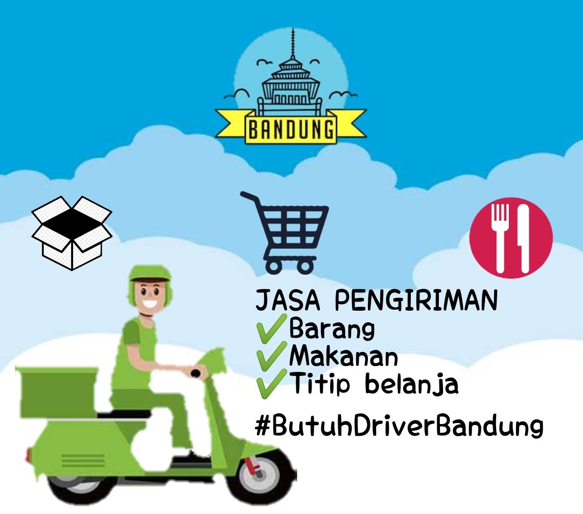Bismillahirrahmanirrahim
Saya buka JASA PENGIRIMAN
✔️Barang
✔️Makanan
✔️Titip belanja
untuk area Bandung Utara
(Sukajadi, Setiabudi , Setrasari , Taman sari, Cihampelas, Pasteur dsk)
yg berminat sila DM.
Tarif bisa disesuaikan.
Hatur Nuhun🙏
#ButuhDriverBandung 
<a href="/YoGojekYo/">𝕃𝕚𝕒𝕞 𝔾</a>