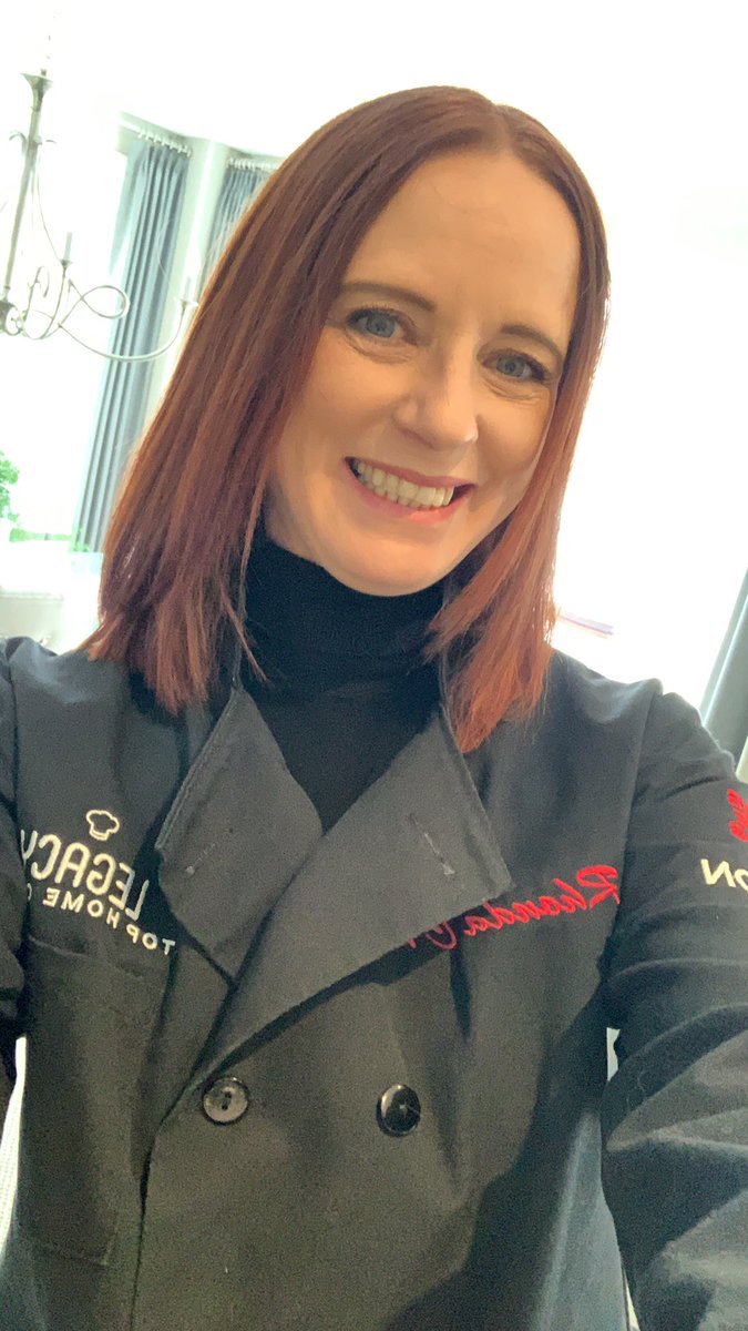 RCherevaty's tweet photo. Just threw on my Amazing winners jacket from 2018  Let’s get cooking! #tophomechef @Legacy_KW for today’s #VirtualTHCGala2020 #dessert #sassiecassiecarrotcake #Cookingwithfriends   Shout out to some of our sponsors #Sobaralaw #redbearlandscaping #Innocente #motargoszfinancial https://t.co/VkEJFAVJq3