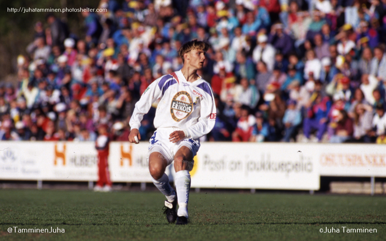 Juha Tamminen on Twitter "Young Sami Hyypiä in May 1994, wearing the