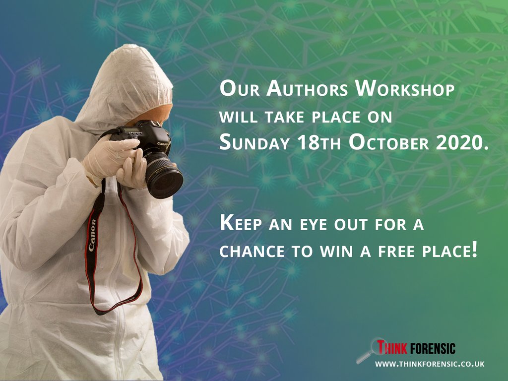 ThinkForensic's tweet photo. Pleased to announce our exclusive Authors event will take place on Sunday 18th October 2020. Keep your eyes peeled for the competition with a chance to win a free place! T&Cs apply. #authors #writers #crimewriters #competition #writerscompetition #publishers https://t.co/wru5bG8ZoL
