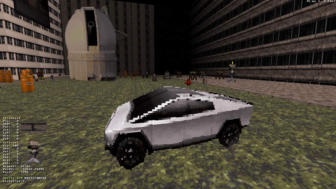 duke_unreal's tweet photo. An update. #DukeNukem #3D, Voxel in the #BuildEngine. #slab6 #Poly2Vox!! https://t.co/hTD8j3FVXA