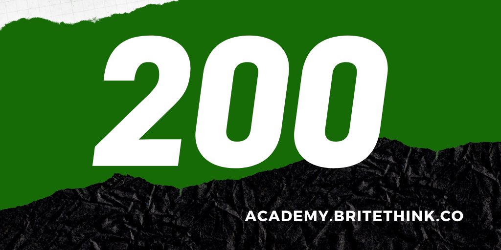 Congratulations to the platform we designed and content - @britethinkac getting over 200 learners in the past month #onlinelearning #elearning #education #accesscourses