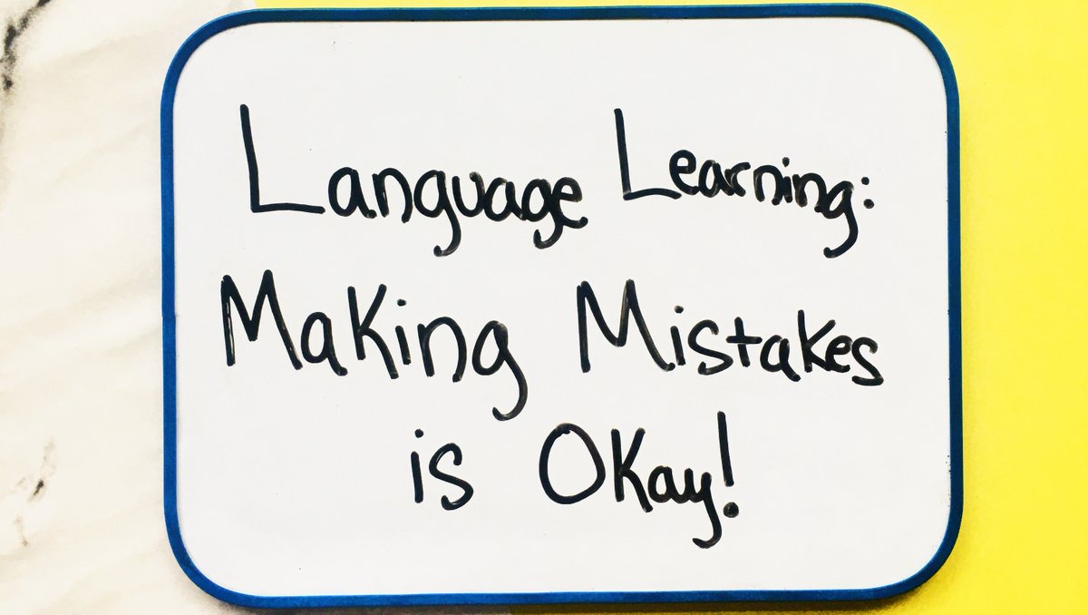 Learning how to make mistakes and speak to native speakers of another language when you're not fluent yourself yet are important parts of learning language. So how do you get kids comfortable with it? We discuss on the new episode of In Plain Language: anchor.fm/in-plain-langu…