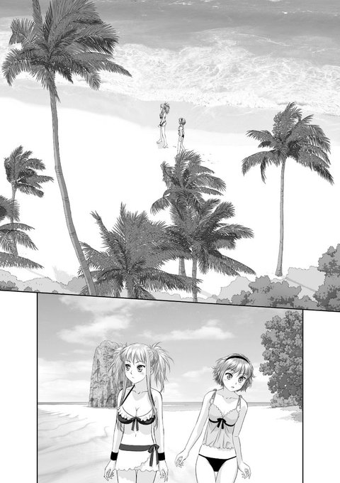 「My doll house」から台詞フキダシ擬音無し絵…その,26
(船のシーン結構海と波に苦労したんだけど全然パース合ってない〜 ^^;;) 