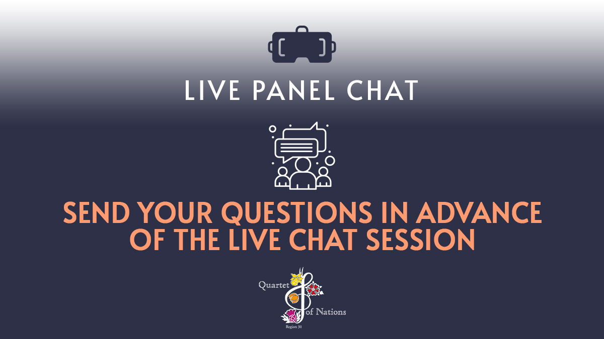 SAIRegion31's tweet image. Got questions that you'd like to ask the judging panel? Complete the form using the link below to send them in advance of the live panel chat session.

LINK TO FORM 👇🏻
forms.gle/Xbiem72FFq1Usd…

#QONVC2020