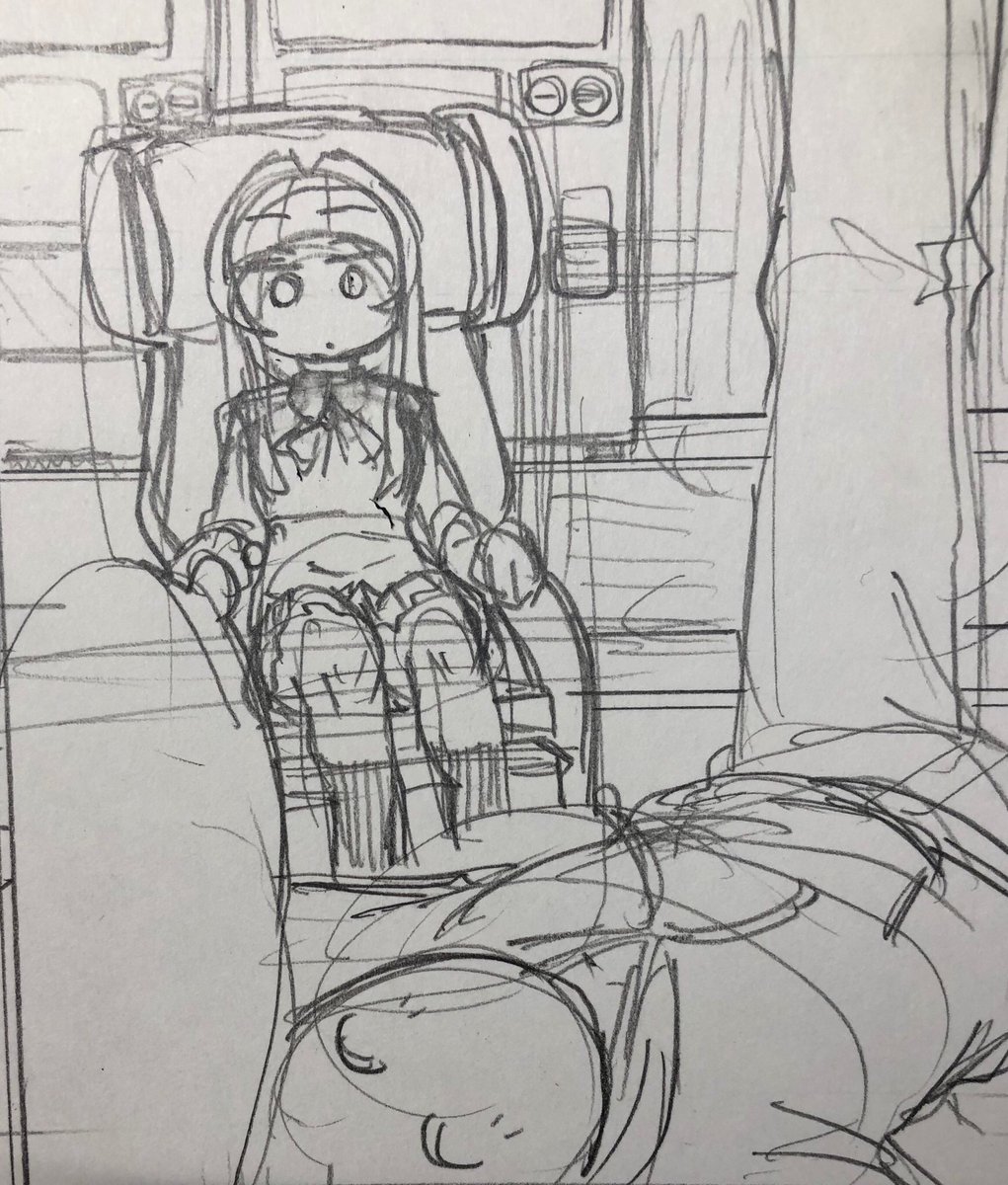 ほぼ一年ぶりの作画+高カロリーで進みが遅過ぎてキレながら描いてる 