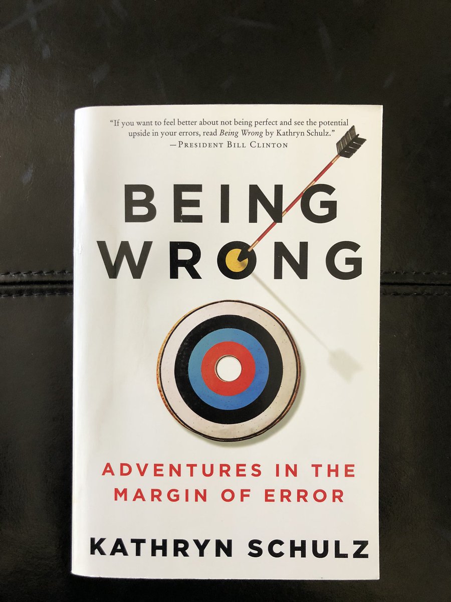 Today’s 2 books on a specific topic—that feeling of “knowing” you’re correct, and why it’s OK when you are *not* right:“On Being Certain: Believing You are Right Even When You’re Not” by Robert A. Burton“Being Wrong: Adventures in the Margin of Error” by Kathryn Schulz