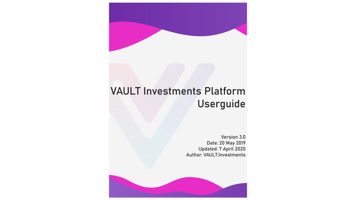 📣🤑Check out our updated user guide on our website VAULT.Investments or github.com/vault-investme…

#Bitcoin #Crypto #cryptocurrency #cryptocurrencies #CryptoNews #altcoins #investor #investors #money #investments #blockchain #BlockchainTechnology  #DigitalTransformation #BTC