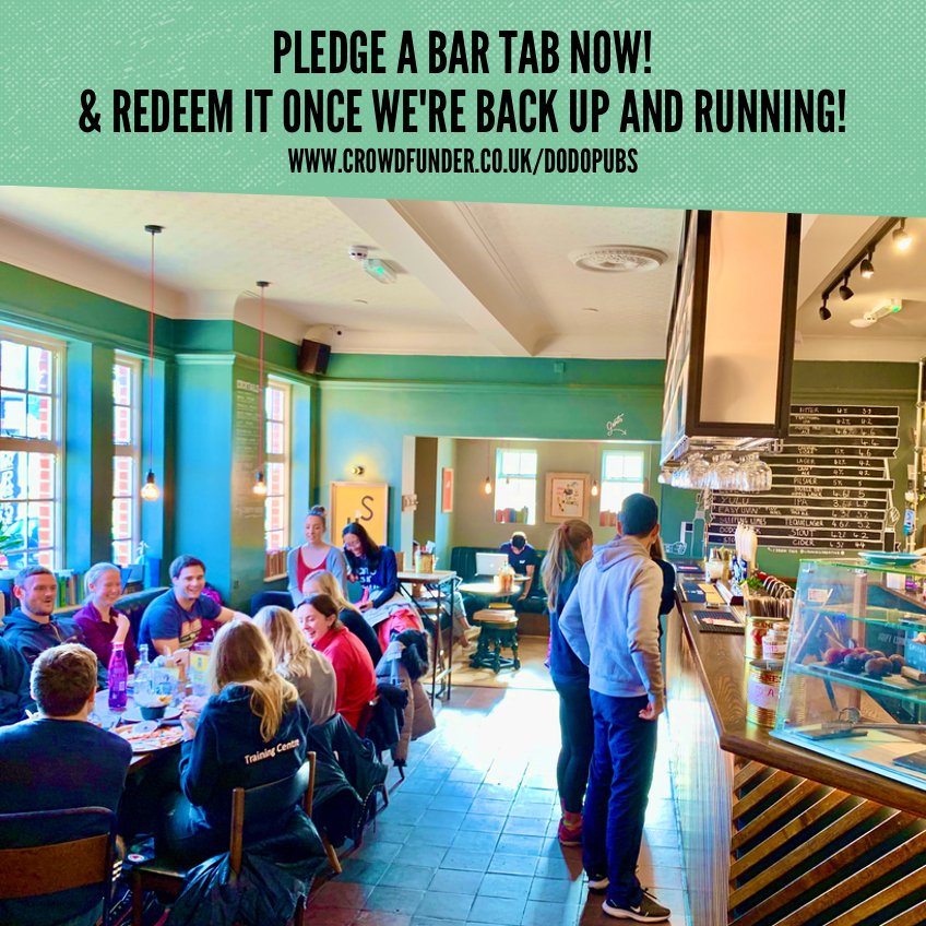 Guys... THANK YOU. We've reached 75% of our #Crowdfunder target and its all down to you. We've now got a week left to hit the target. So if you'd like to read our story and pledge a bar tab, you can do so by heading here: crowdfunder.co.uk/dodopubs ❤️ #BeSafe #LocalPub #ThankYou
