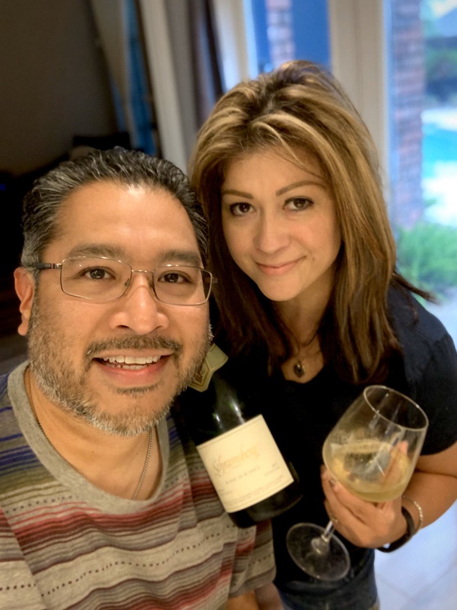 deltoro27's tweet photo. Hello @Schramsberg! We were supposed to be enjoying your Reserve Sparkling  #Wine and Cheese Tour today but instead we’re #quarantined in Texas. Our 30th anniversary trip to #NapaValley is postponed, but we found your 2016 Blanc De Blancs Brut to tide us over. Cheers! 🥂 https://t.co/KpxXpWg0zv