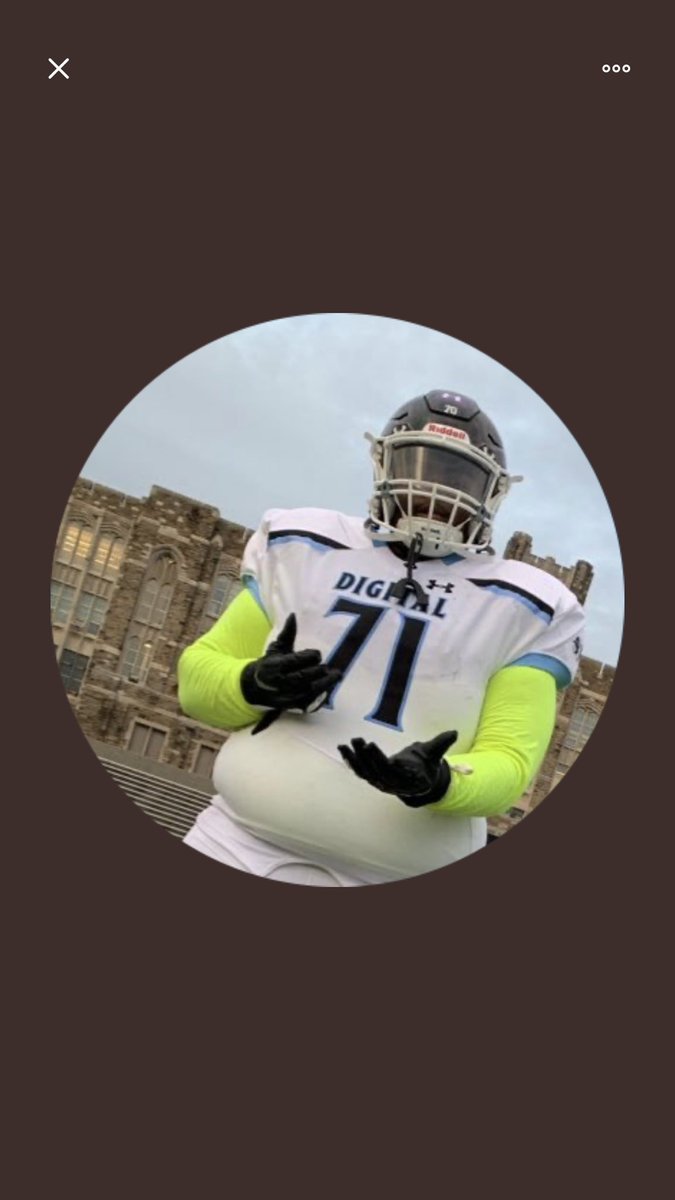 CoachBrown_GM's tweet photo. Next is Darryl Kuniken. Kuniken is a 6’1 295 LB Digital Harbor grad. Can’t wait to work with Mr. Kuniken!! #LinemanAppreciationDay #RYFP #THEMIGHTYFIVE #NextStepPrep @SauxyDee https://t.co/h3I9d6WgGA