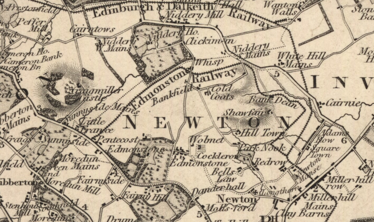 It is shown on the T. Sharp, C. Greenwood & W. Fowler, 1828 "Map of the county of Edinburgh" https://maps.nls.uk/joins/612.html&nbsp; /3