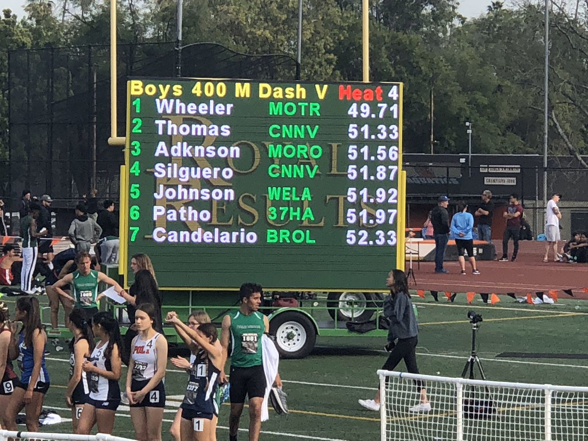 mthstrack's tweet photo. Freshman @camdenwheeler4 goes under 50 sec. for the first time earning his chance to run in the Arcadia 400m. I feel this meet set the table for the rise of Cam as an amazing 400m runner #mttrackmemories #mthstrack @4wheelersmom @ArcadiaInvite https://t.co/9LnrkxonC6
