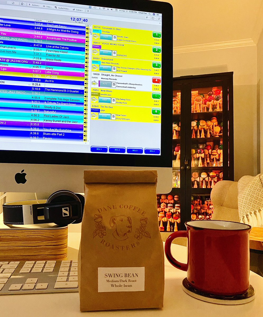 Thanks to Dane #coffee Rosaters <a href="/seclark1971/">Dane Coffee Roasters</a> in North Park for dropping off some of their latest, “Swing Bean”! It’s definitely helped with keeping the #jazz flowing everyday right here on <a href="/jazz883/">J Otis Williams</a> .Support local in any way you can. Thanks. #sandiegocoffee #jazzradio #jazz883