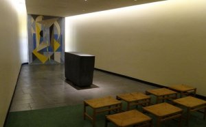 A little break . U know that United Nations is one of freemason's highest places?Ok..so they have this "meditation room" that has 'the altar for the god of all' and Pope Paul VI visited it in 1965 & Pope JP II in 1979.U can read here bout the altar: https://www.un.org/depts/dhl/dag/meditationroom.htm