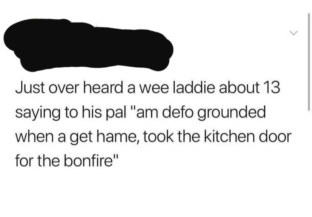 Defo grounded #ScottishPeopleTwitter
