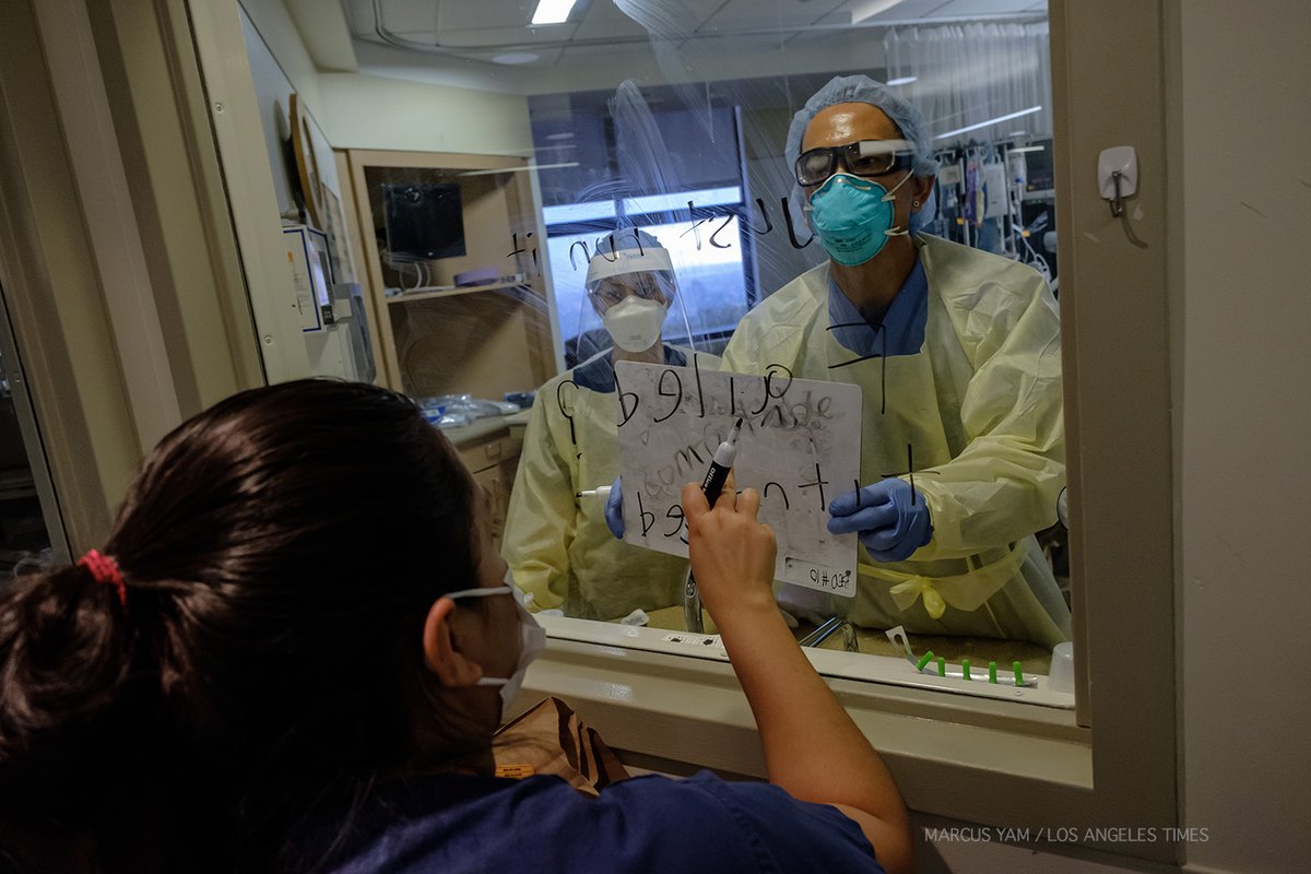 When we look back at 2020, we'll remember that a little virus changed the world. From doctors and nurses to technicians & maintenance employees, many are finding themselves learning to do long-familiar jobs in new ways as they battle  #COVID19  https://www.latimes.com/california/story/2020-04-15/on-the-front-lines-of-the-covid-19-pandemic
