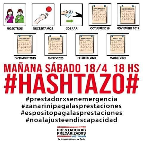 sandraovejero4's tweet photo. #noalajusteendiscapacidad#
#zanarinipagalasprestaciones#
#prestadorxsenemergencia# https://t.co/pzUNSTGpnp