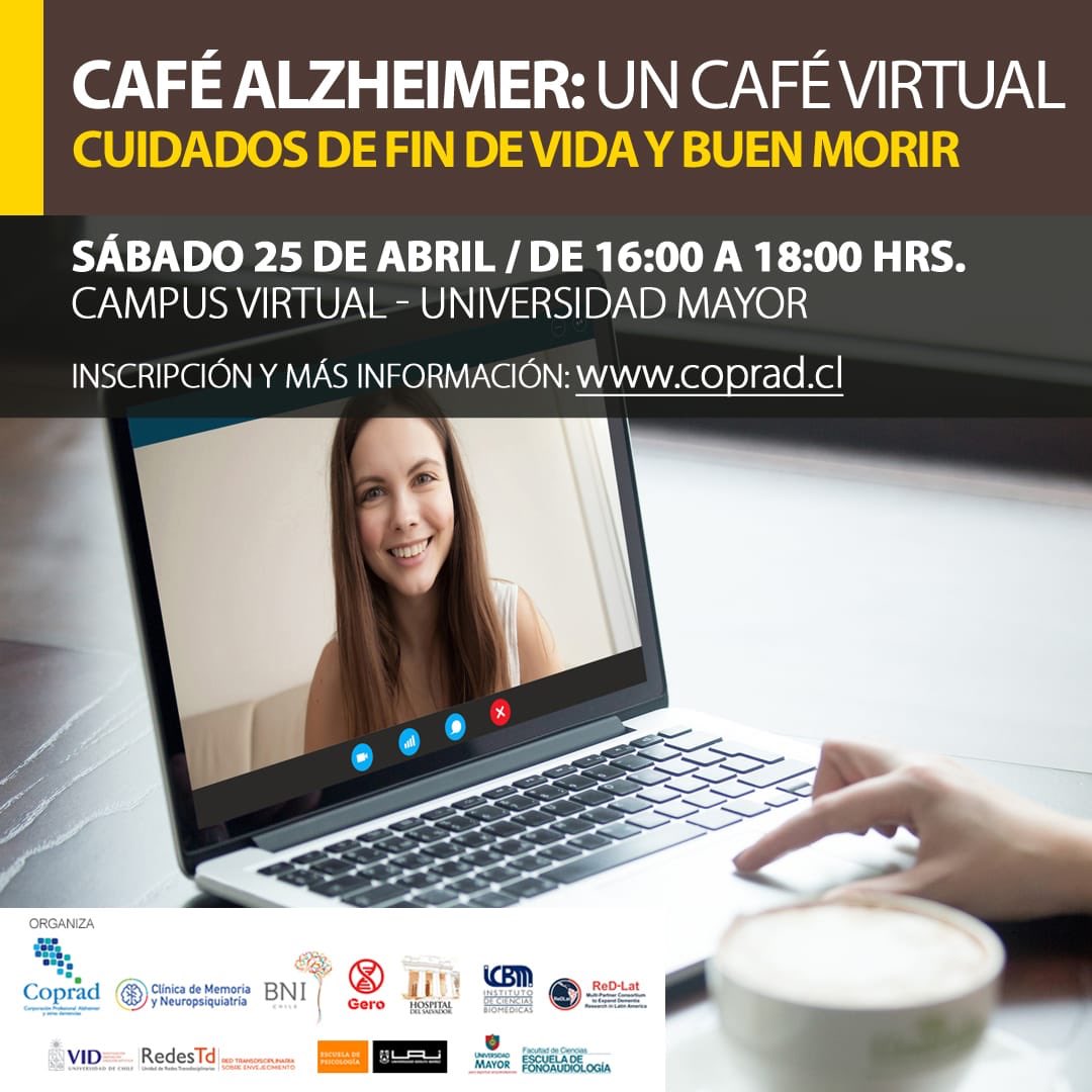 Conversar sobre la muerte es difícil, aunque tremendamente importante. Te invitamos a un nuevo Café Alzheimer, organizado por COPRAD, donde se hablará del buen morir y la importancia de las voluntades anticipadas. Inscripciones en forms.gle/3Usvgx9tw9a7Xs… <a href="/penalolen/">Peñalolén</a> <a href="/SALUDORIENTE/">Servicio de Salud Metropolitano Oriente (SSMO)</a>