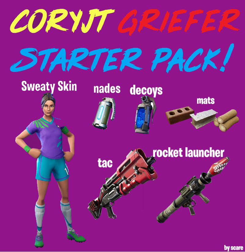 Scare3979's tweet photo. @CoryJT_ Griefer starter pack https://t.co/wRbWbjKHoa