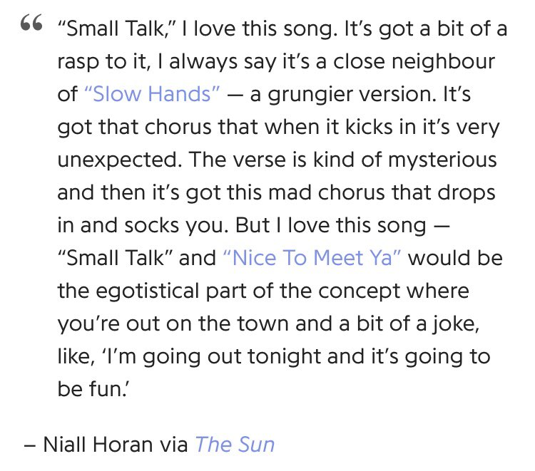 And lastly, read Niall’s main thought of this song: #HeartbreakWeather  
