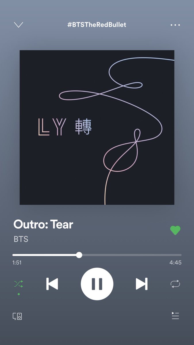 itsbngtan7's tweet photo. @gigiOT7 @BTSeternal13 @BTS_twt @innterlv te dedico Outro: Tear 💜
#BTSTheRedBullet
#RecuerdaConBTS @BTS_twt #BangBangConParty https://t.co/AdfgrKhGQo