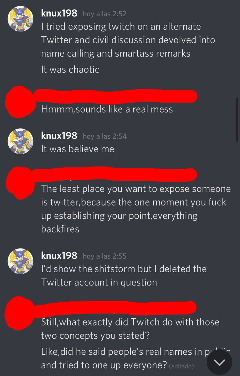  @knux198 I never thought I'd do this, but you've gone too far and I am tired of playing nice. Knucklehead198, is a disgusting pervert and stalker. Last night he made an alt account to try and "cancel" me but ultimately had no evidence to back anything he claimed up.