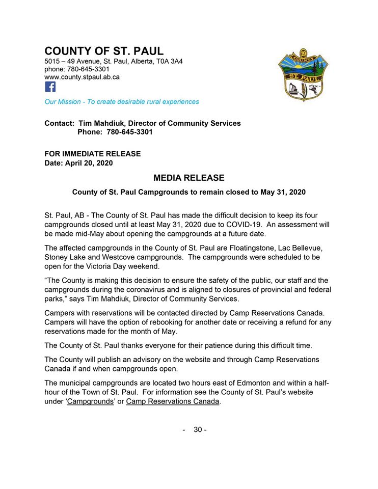 hot1013fm's tweet photo. The latest from #StPaulCounty in regards to campgrounds https://t.co/asfmxOb7mZ