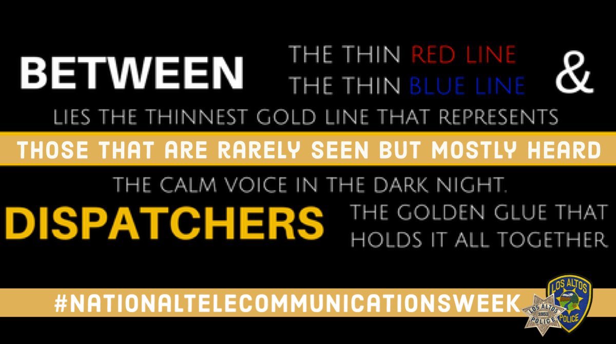 Itsbrennadawn's tweet photo. Wishing my colleagues and all Emergency Communications Officers a happy National Public Safety Telecommunicators Week! Thank you for the incredible work you do 24 hours a day, 365 days a year. Thank you for being the first of the first responders. #lightupgold #FirstResponders https://t.co/1ie47np3s9