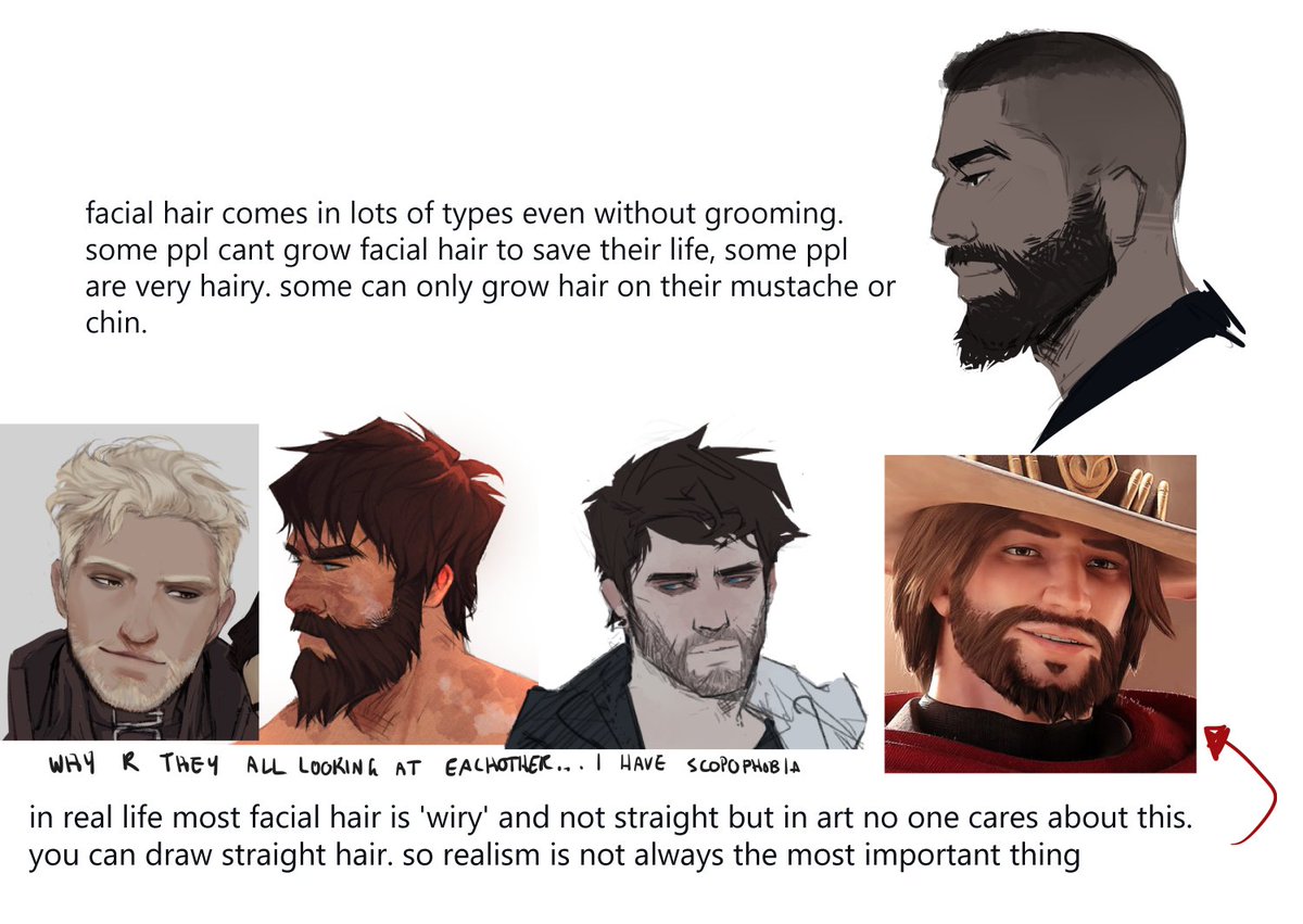 i give my friend tips on how i draw facial hair, you can have it too 