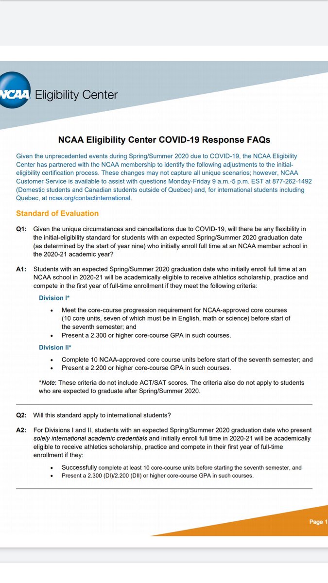 redstorm_sports's tweet photo. Some good, well awaited, answers to big questions for seniors student-athletes about NCAA compliance! Athletes wanting to compete next year in college should read this. If you have question please reach out. Many questions are answered here!!! https://t.co/glqvuOkaUH