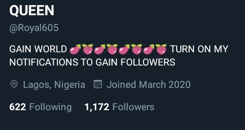 Mr_Haywon's tweet photo. @Royal605 Drop your handle let follow each other as if they will follow you back, see who follow you and who you followed, do we look lyk fools here.????
#CorruptMind https://t.co/YAj15k8PJu