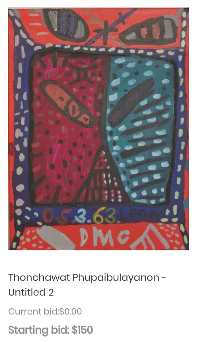 ASLProjectsNYC's tweet photo. THONCHAWAT PHUPAIBULAYANON- Untitle 2
Available for auction for Autism Awareness Month, starting bid $150.
More info.:
https://t.co/pqfDDWTOYn

@autismspeaksnyc
@autismspeaks
@AutismParentMag
#LightItUpBlue #KindnessCounts #autismspeaks #artsforautism #autismparent #autism
#arts https://t.co/8adFmZ7Qq8