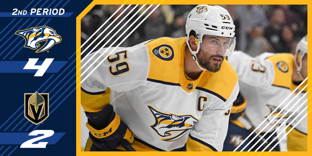 PredsNHL's tweet photo. Much better! 

#PredsReplay | @hbpizza https://t.co/WKERqojj2i